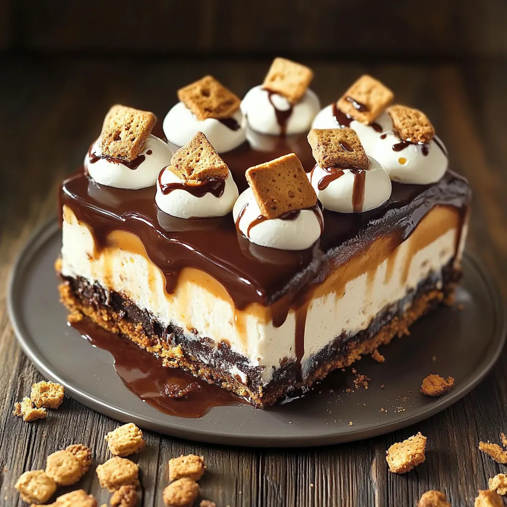 Decadent S’mores Cheesecake Treat