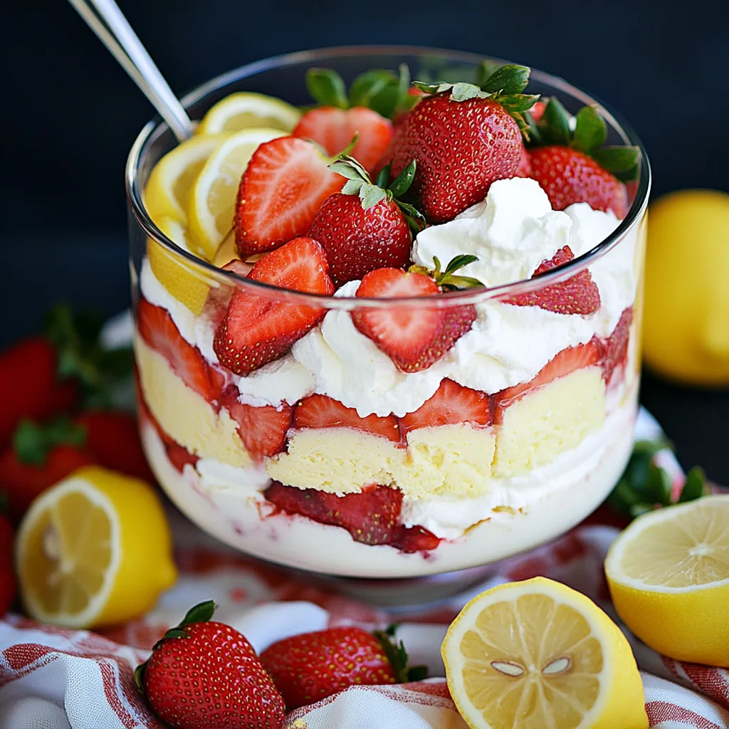 Lemony Strawberry Layers