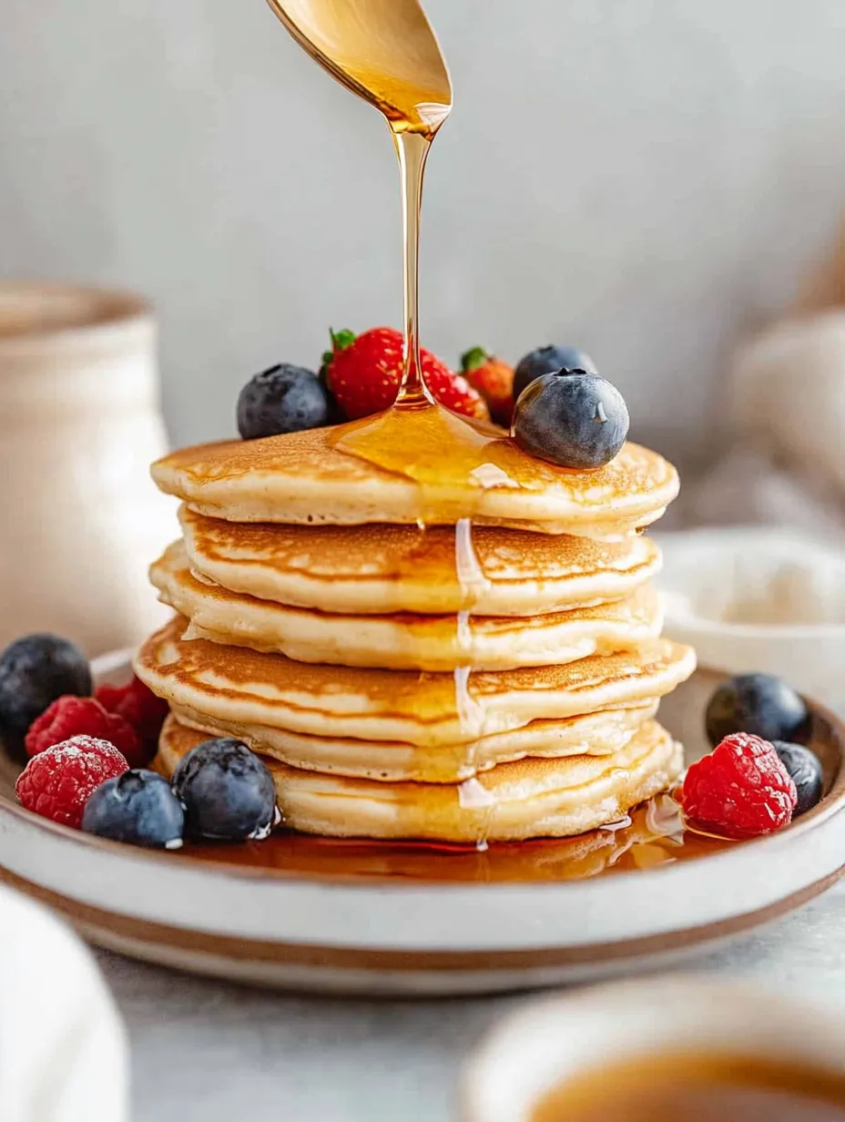 Easy Fluffy Sourdough Discard Pancakes