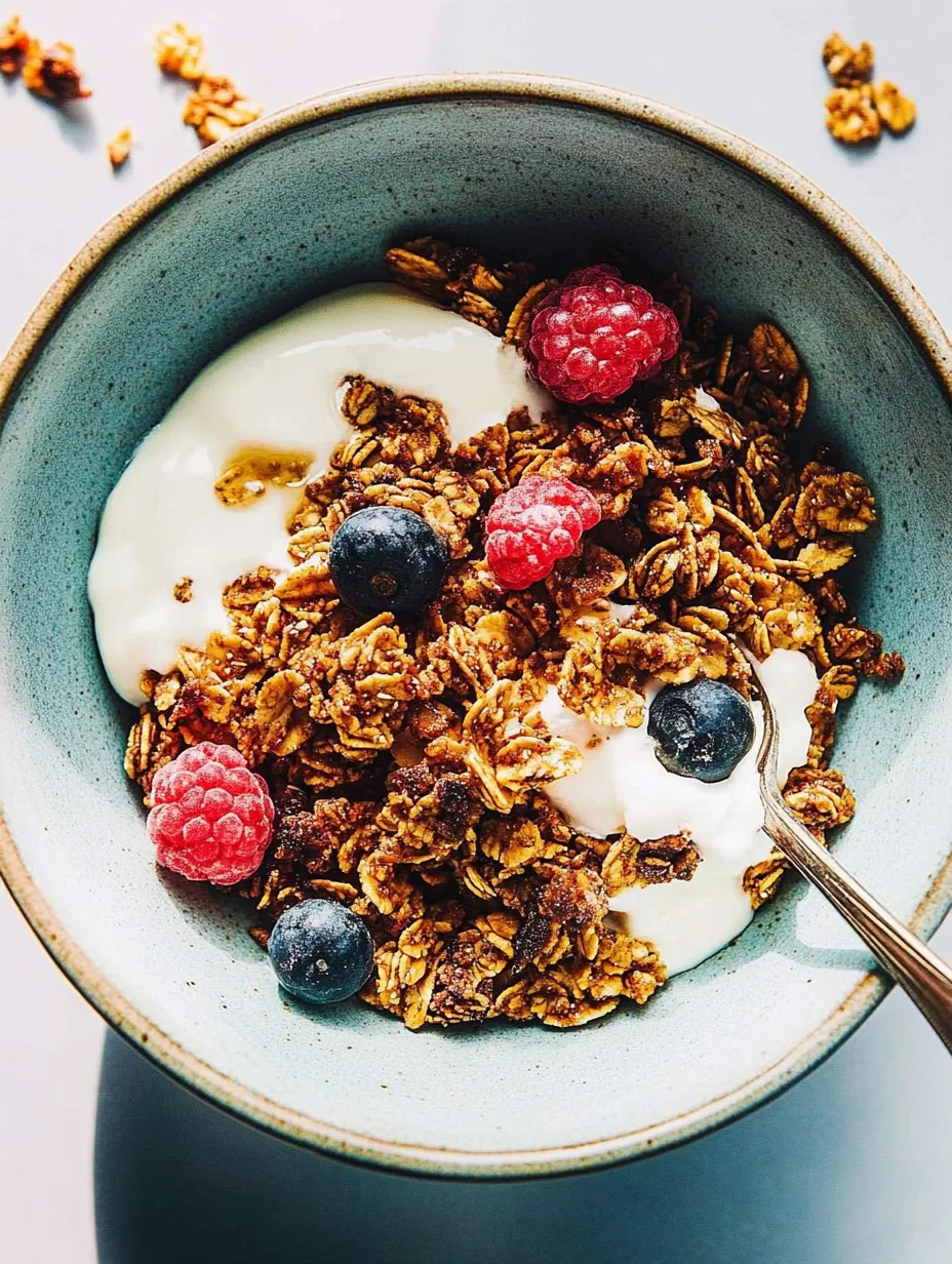 Big Cluster Sourdough Discard Granola How-To