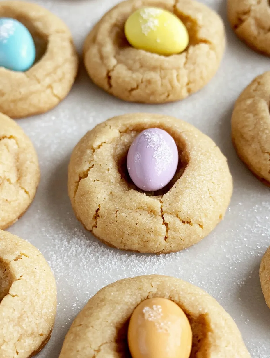 Cadbury Egg Kiss Cookies