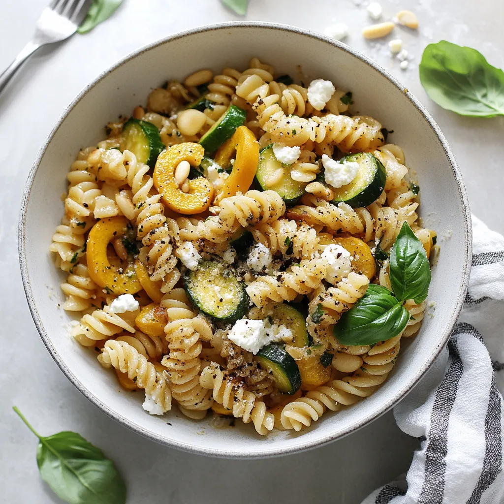 Flavorful Summer Squash Pasta Dish