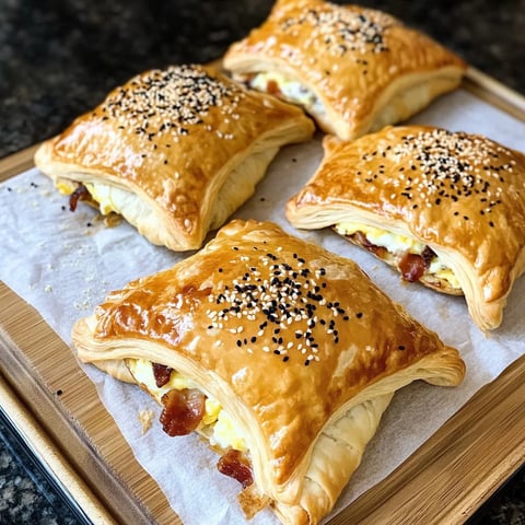 Flaky Bacon Egg Pockets