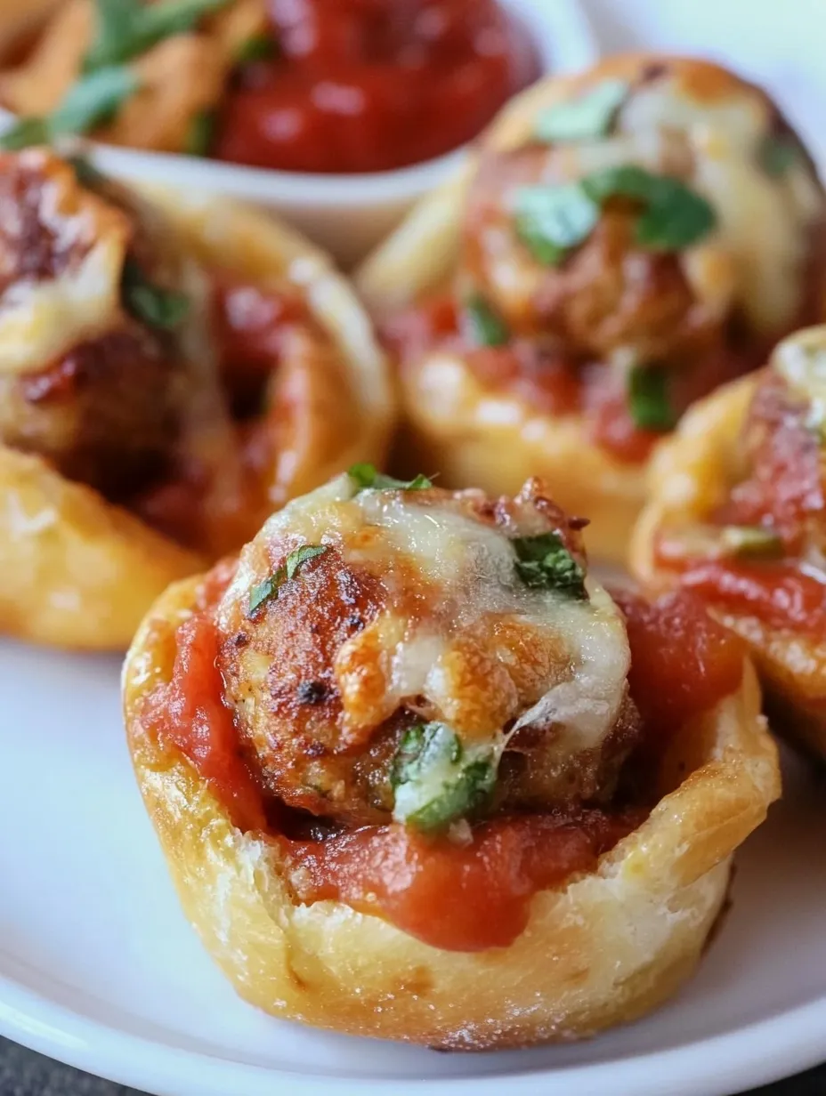Simple Meatball Sub Bites