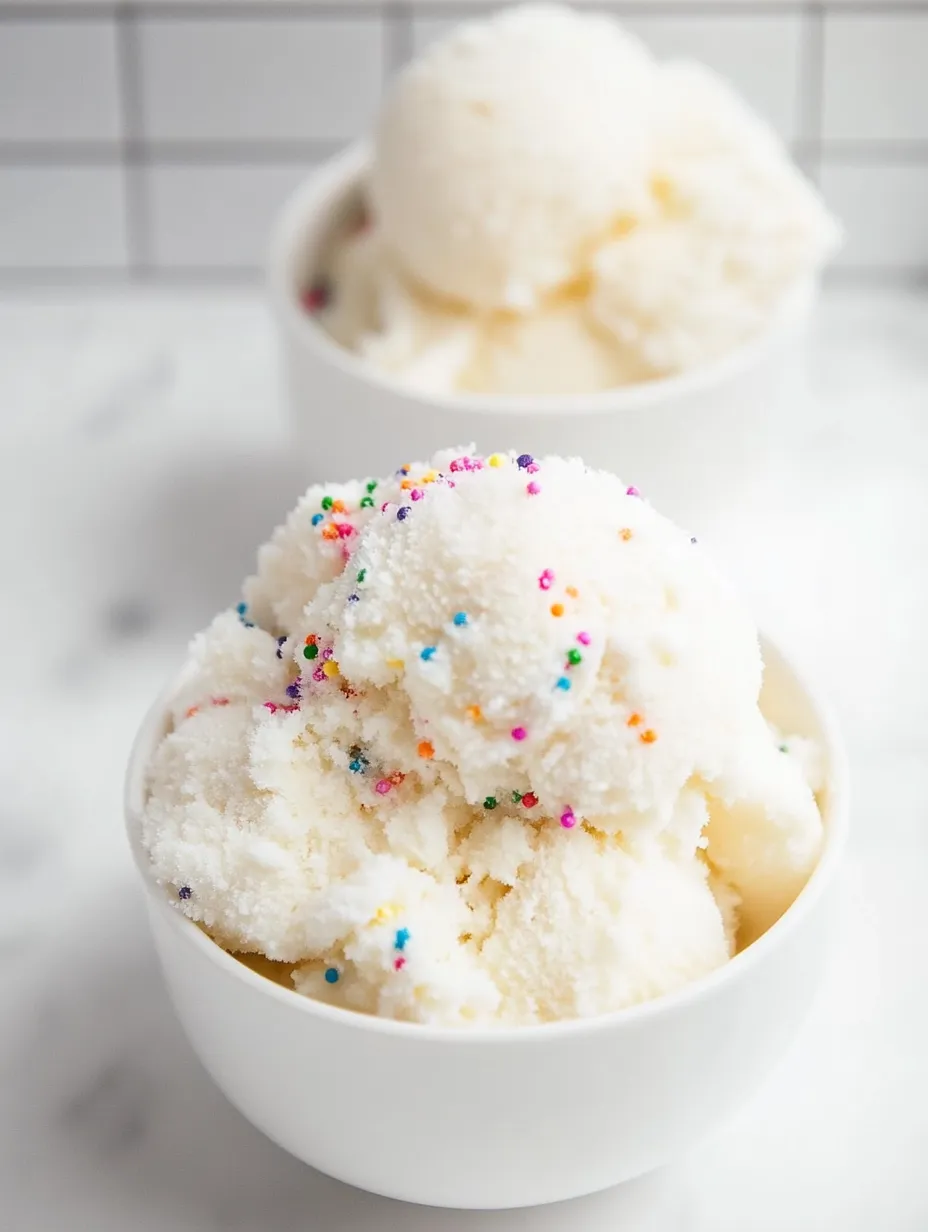Snow ice cream treat