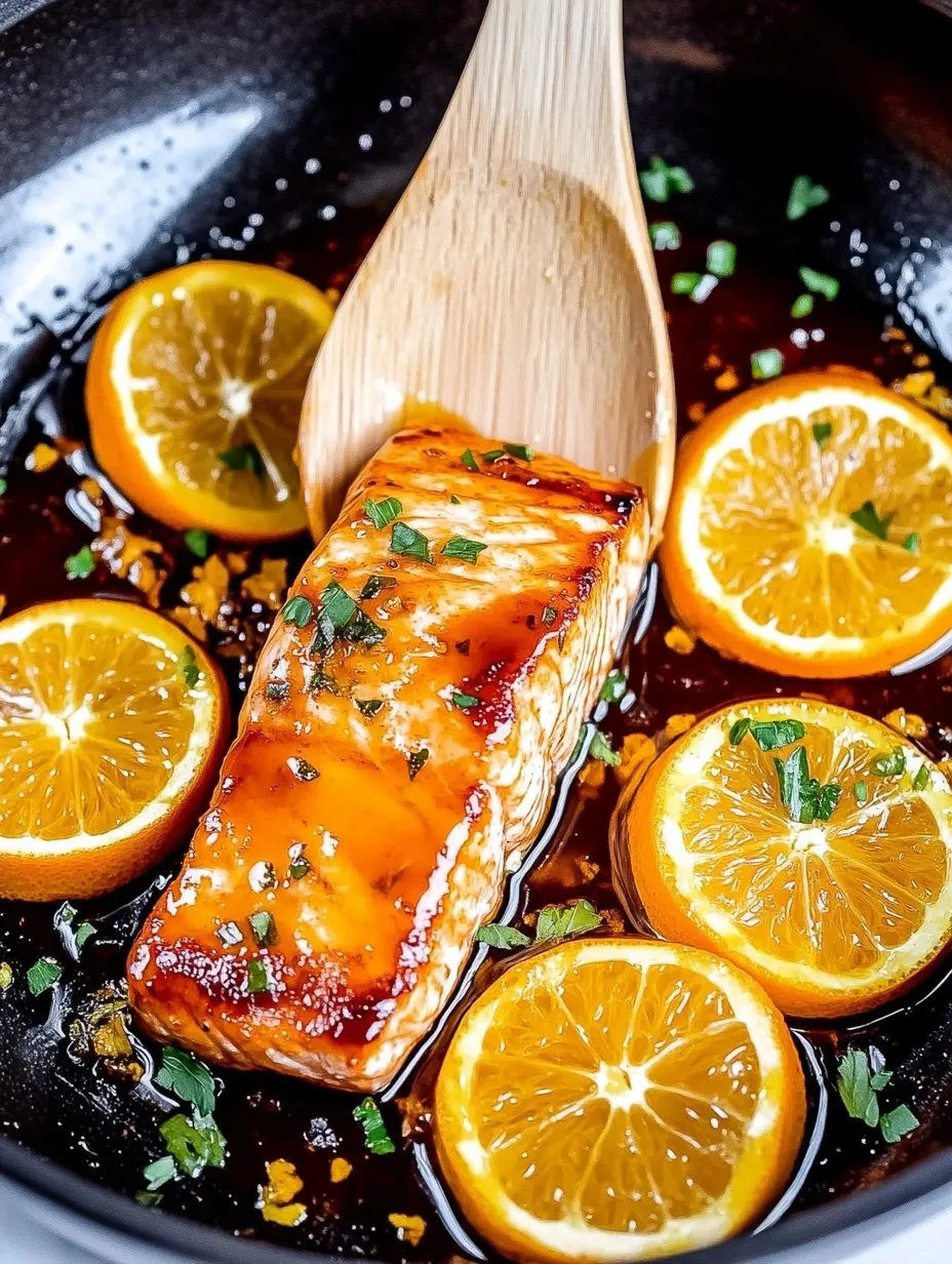 Sweet Orange Glazed Salmon