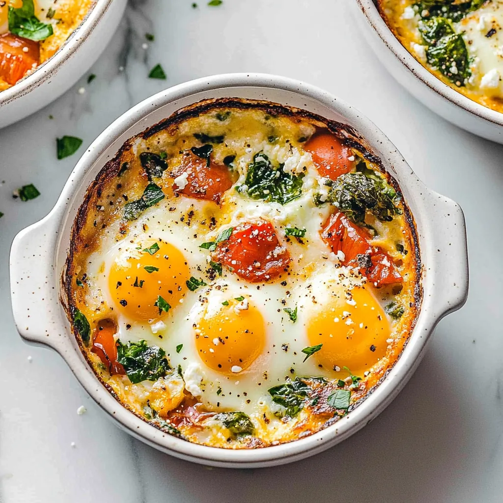 Baked Feta Eggs Recipe
