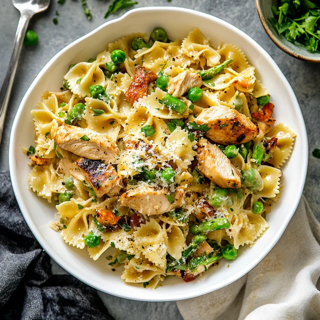Simple Chicken Primavera Bowl