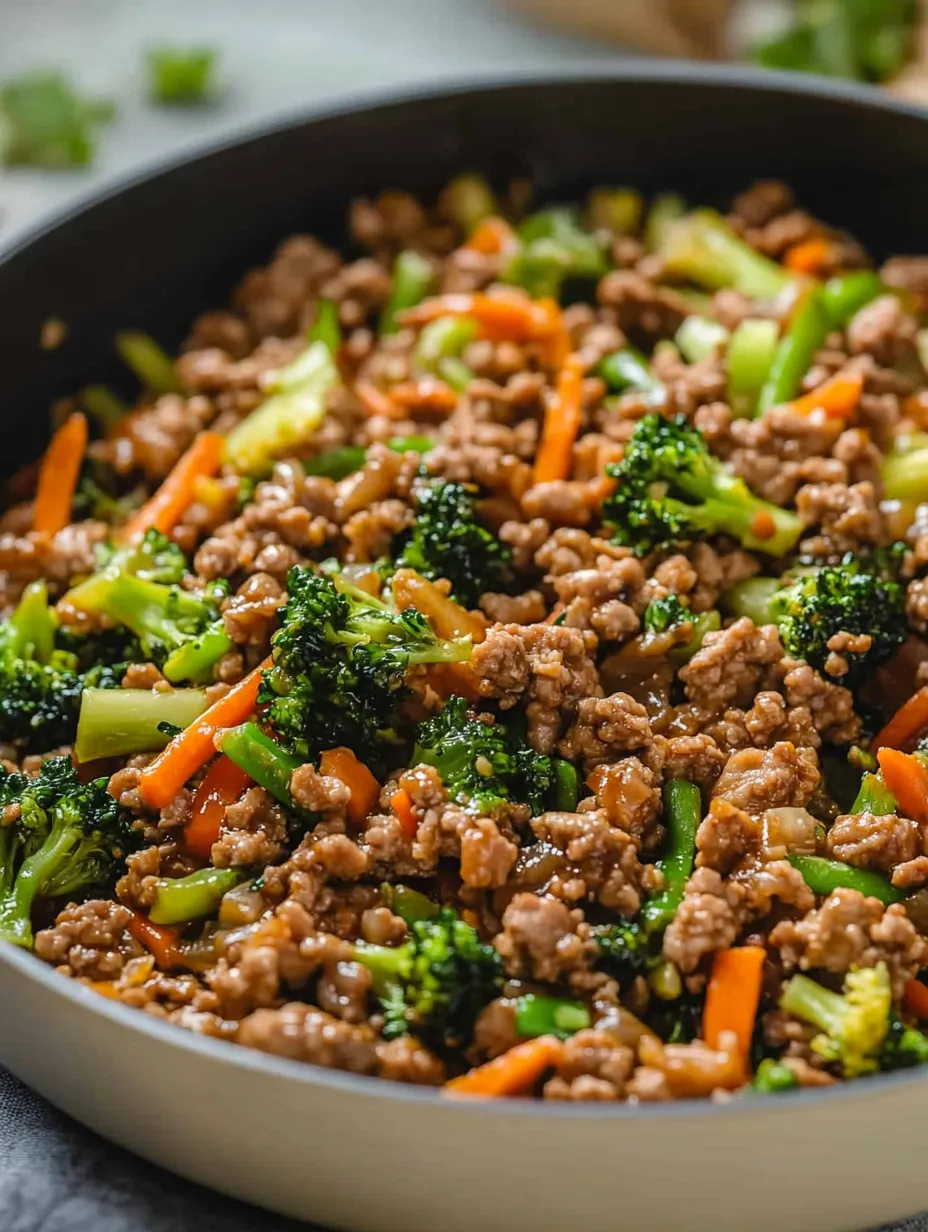 Ground Turkey Teriyaki Stir Fry