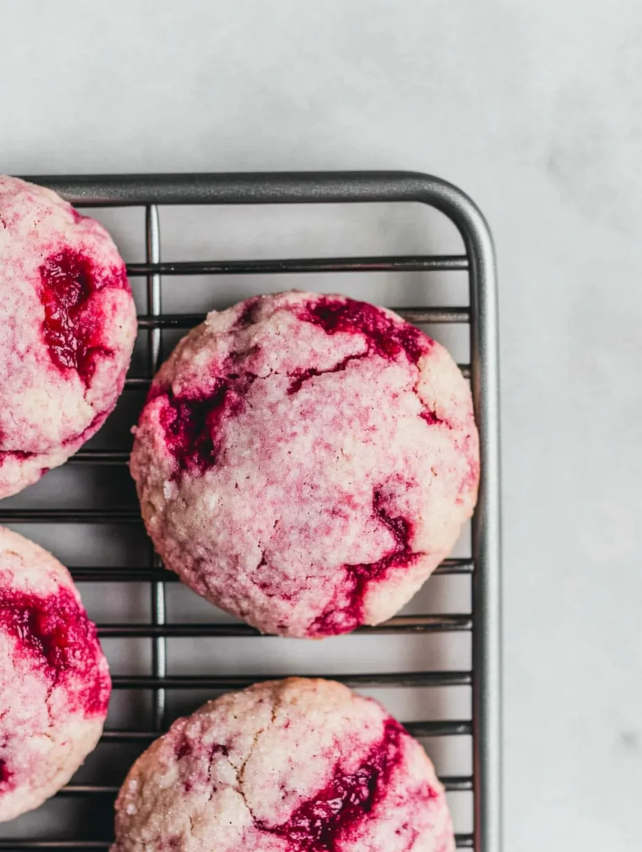 Stack of Raspberry Cookies