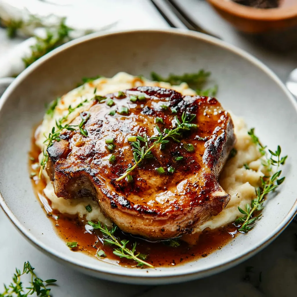 Quick Brown Sugar Pork Chops