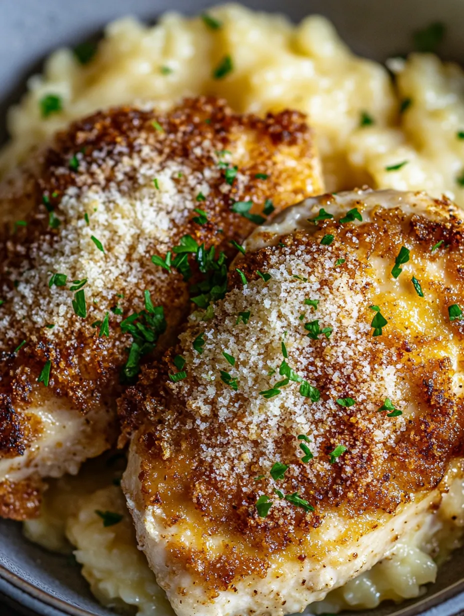 Garlic Parmesan Crusted Chicken