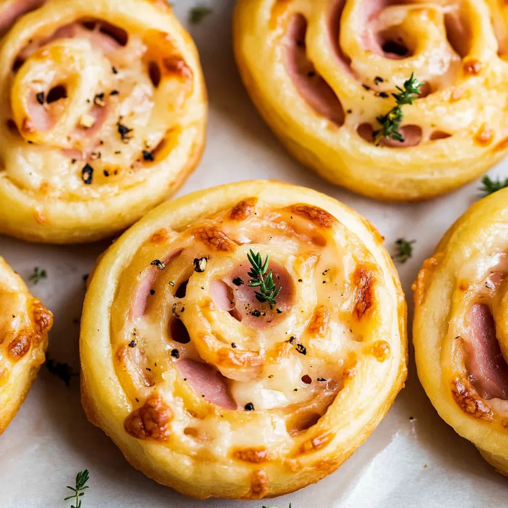 Ham Cheese Roll-Ups