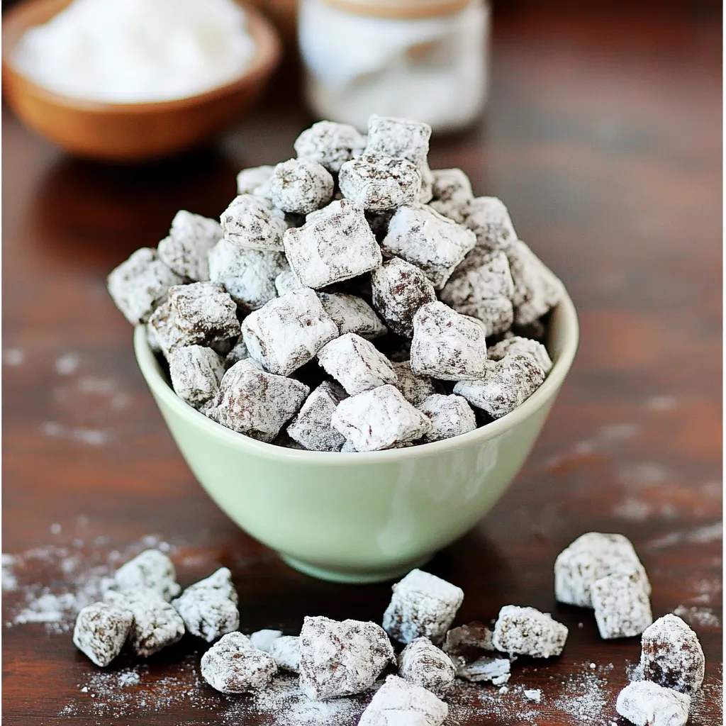 Easiest Thin Mint Muddy Buddies ever