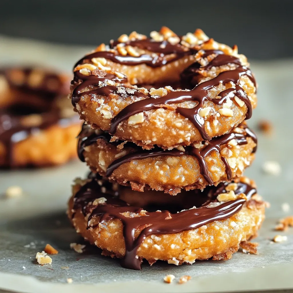 Caramel Coconut Cookies