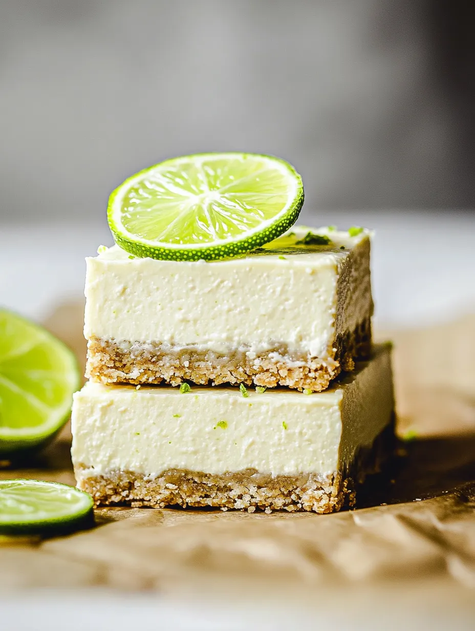 Healthy Key Lime Pie Bars treat