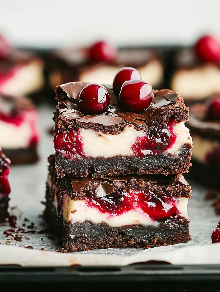 Cherry Cheesecake Brownies treat