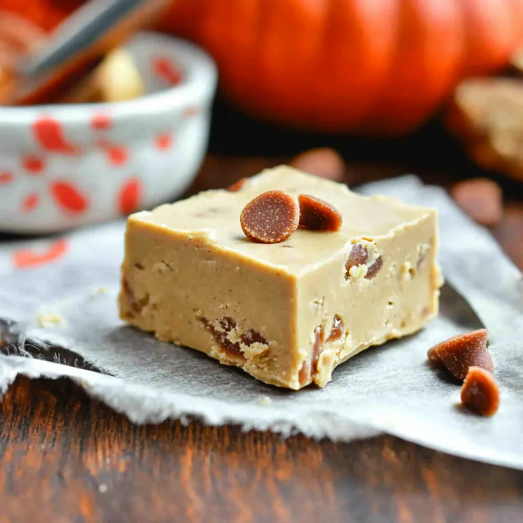 Cinnamon-Studded Pumpkin Fudge Squares