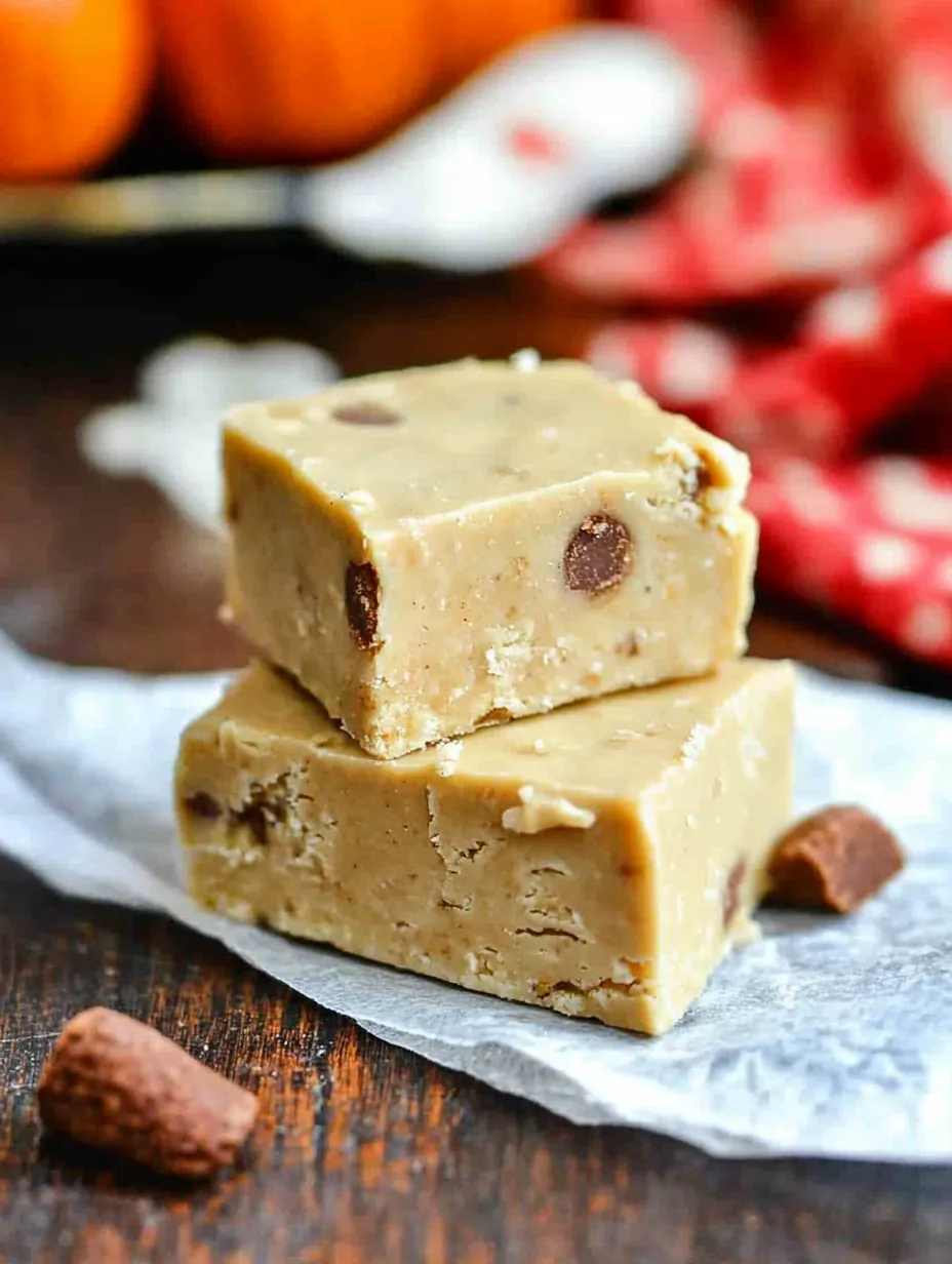 Pumpkin Spice Fudge with Cinnamon Chips treat