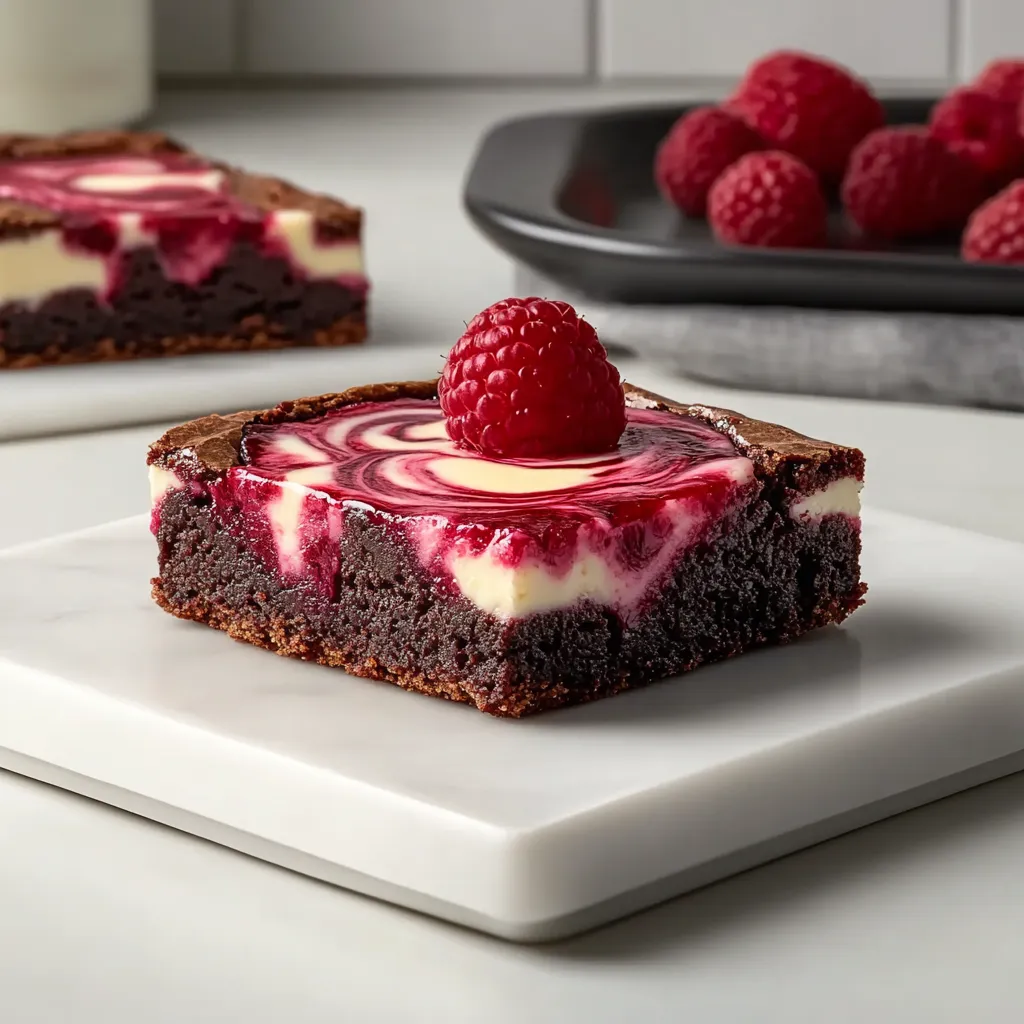 Irresistible Raspberry Cheesecake Brownies Delight