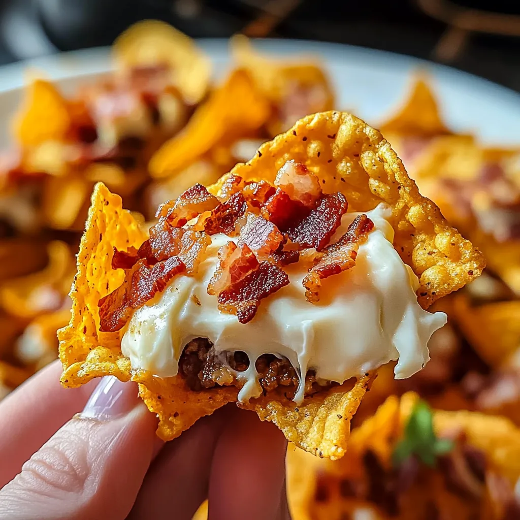 Bacon & Cheese Stuffed Bites with Crunchy Doritos coating
