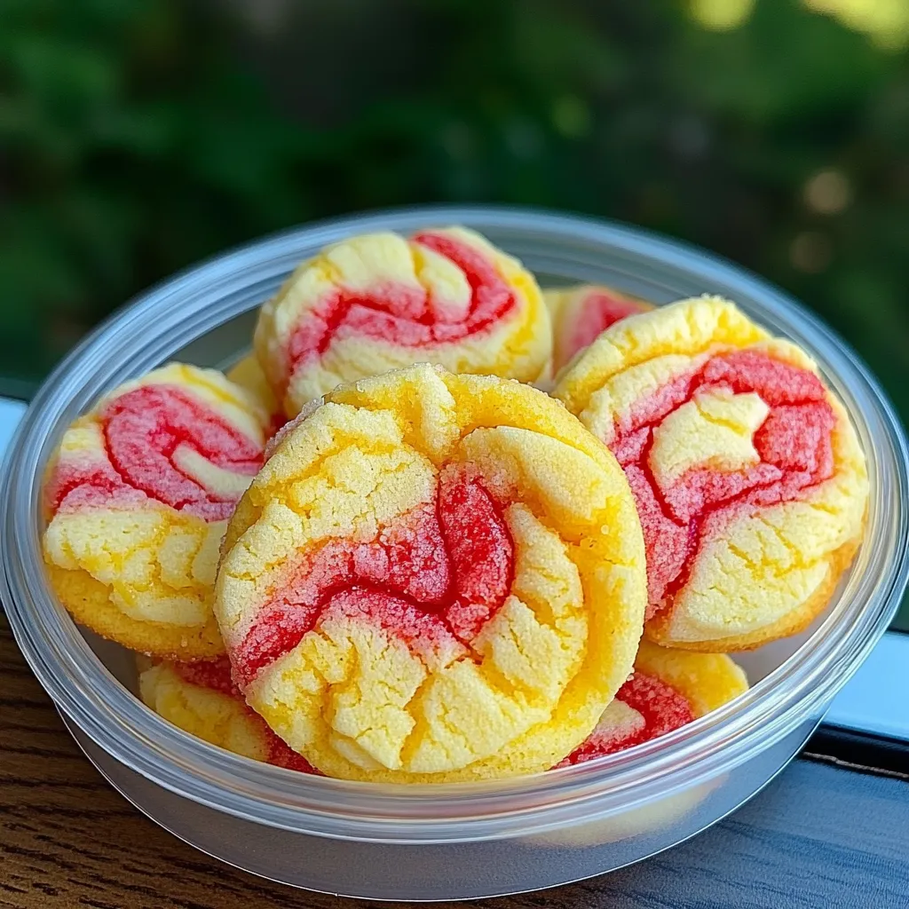 Soft Strawberry Lemon Cookies