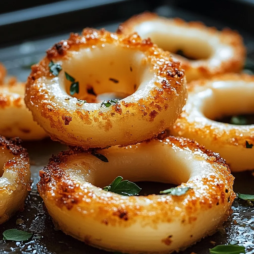 melty cheese onion rings