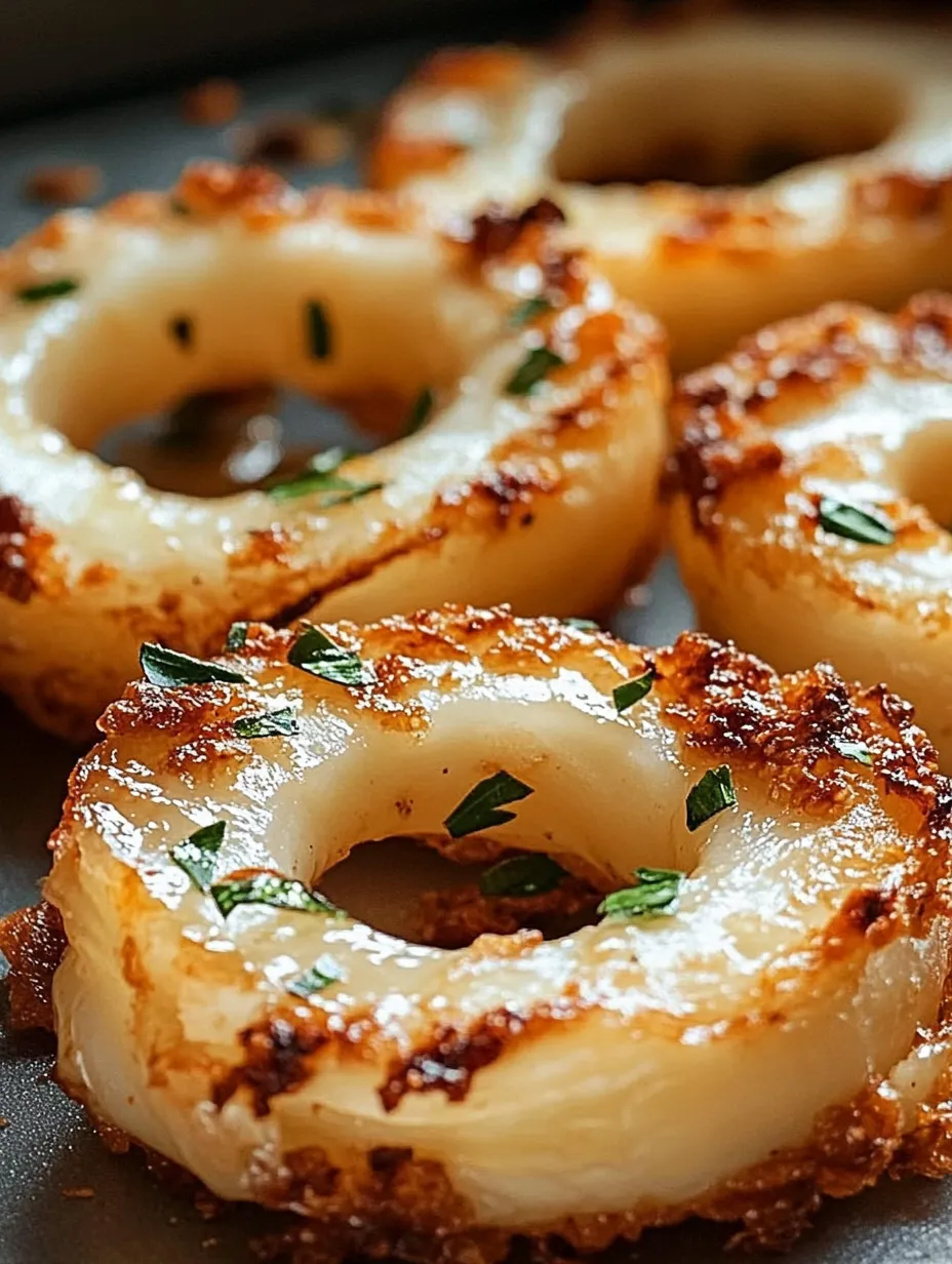 Easy mozzarella onion rings recipe