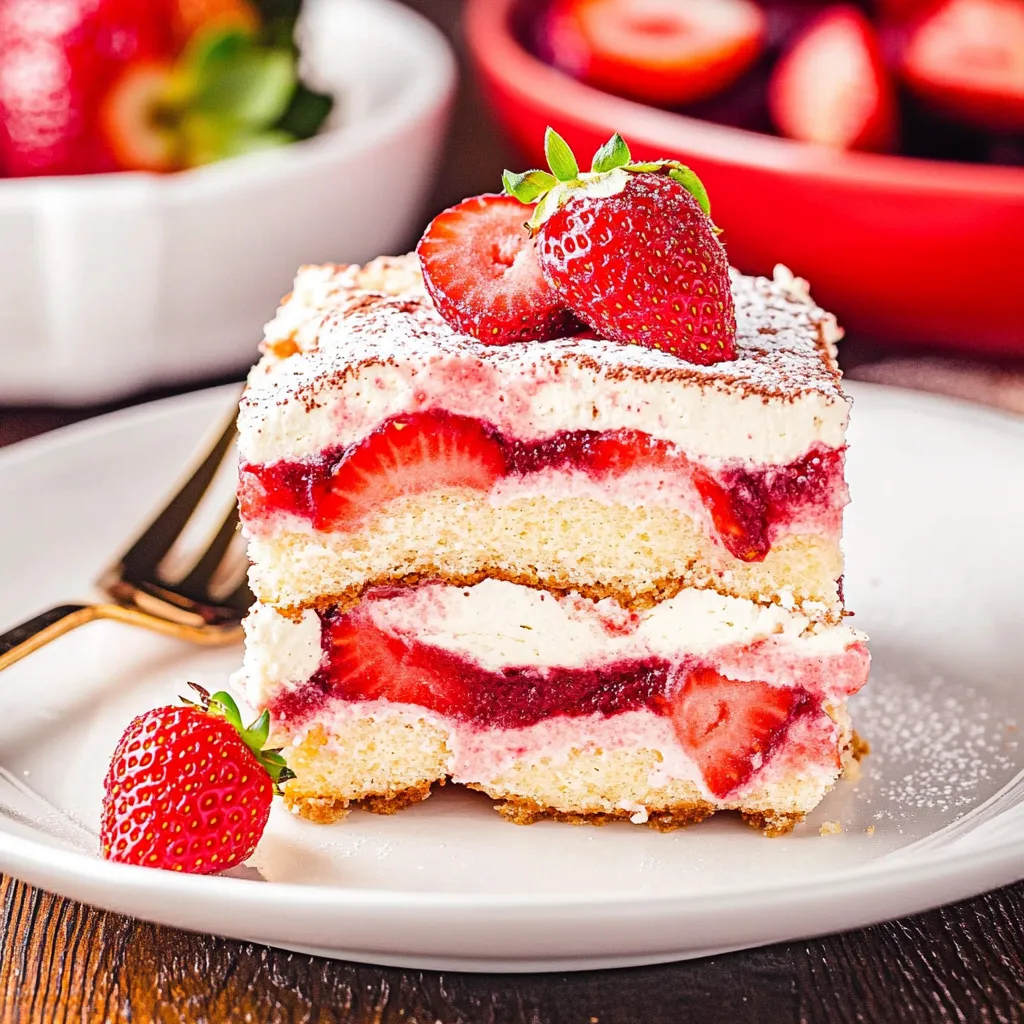 Berry Tiramisu Layers