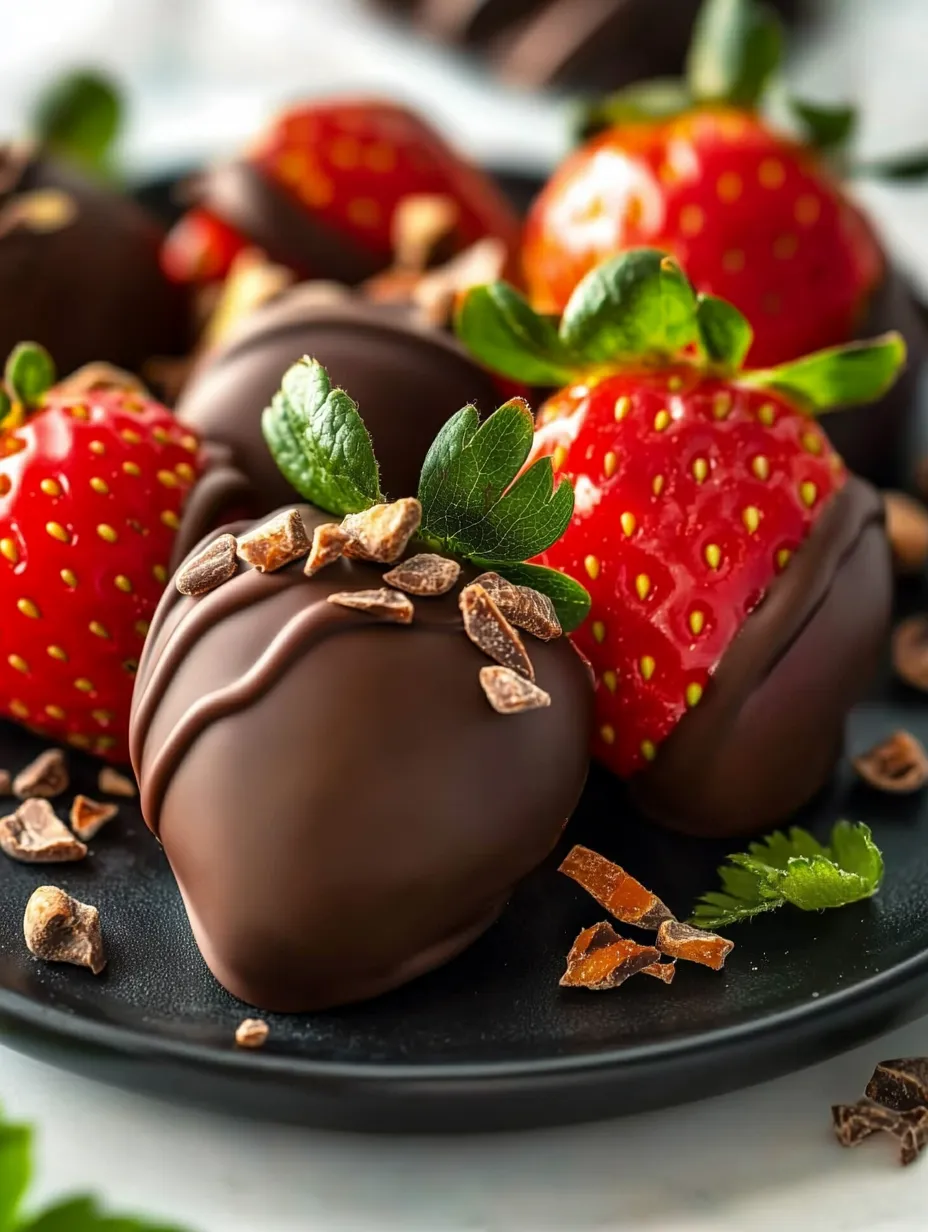 Easy Chocolate-Covered Strawberry Delight step-by-step