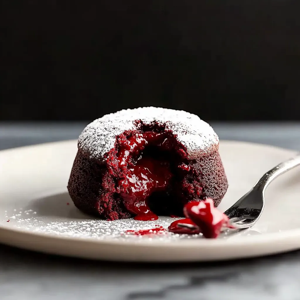 Delicious Molten Velvet Cakes