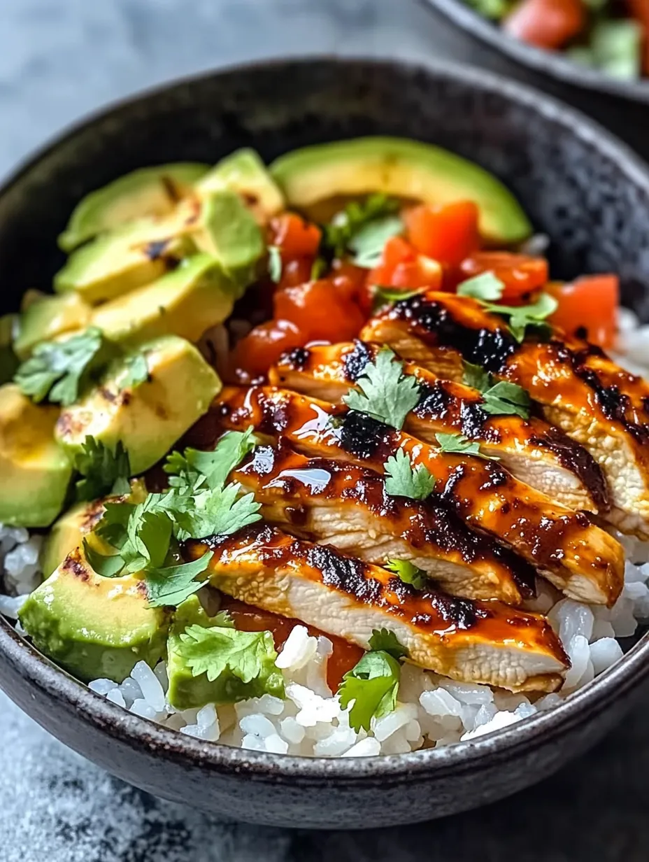 Easy Honey Chipotle Chicken Rice Bowls