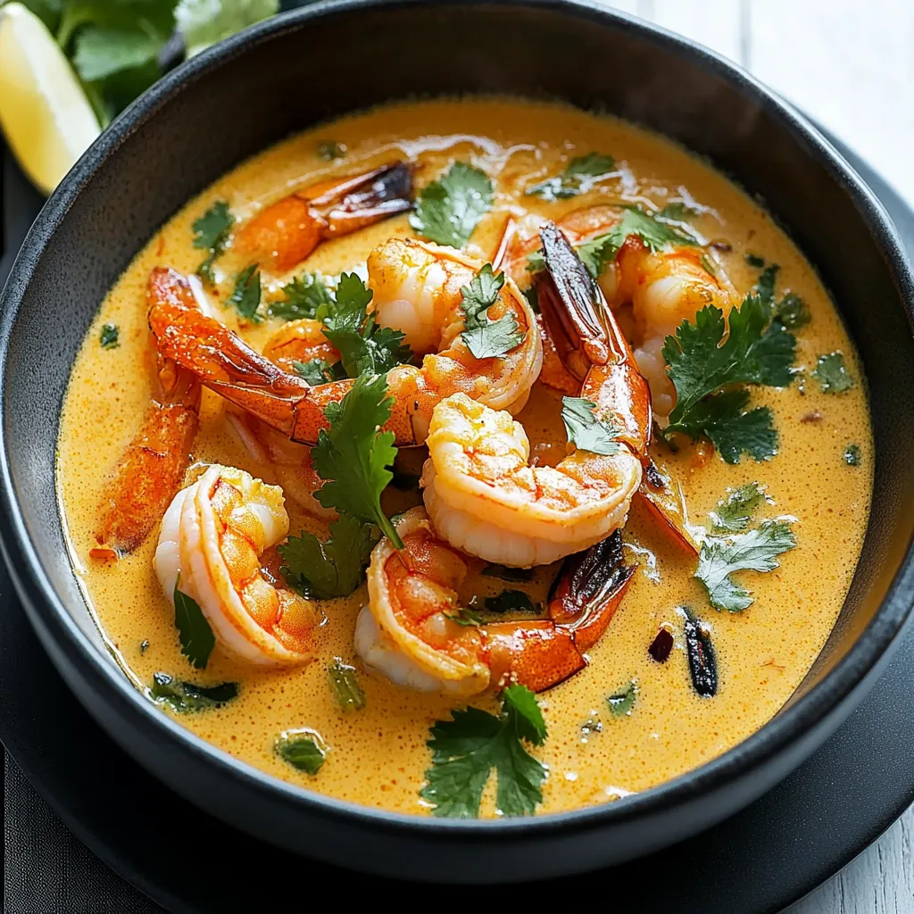 Coconut Shrimp Thai Soup Bowl
