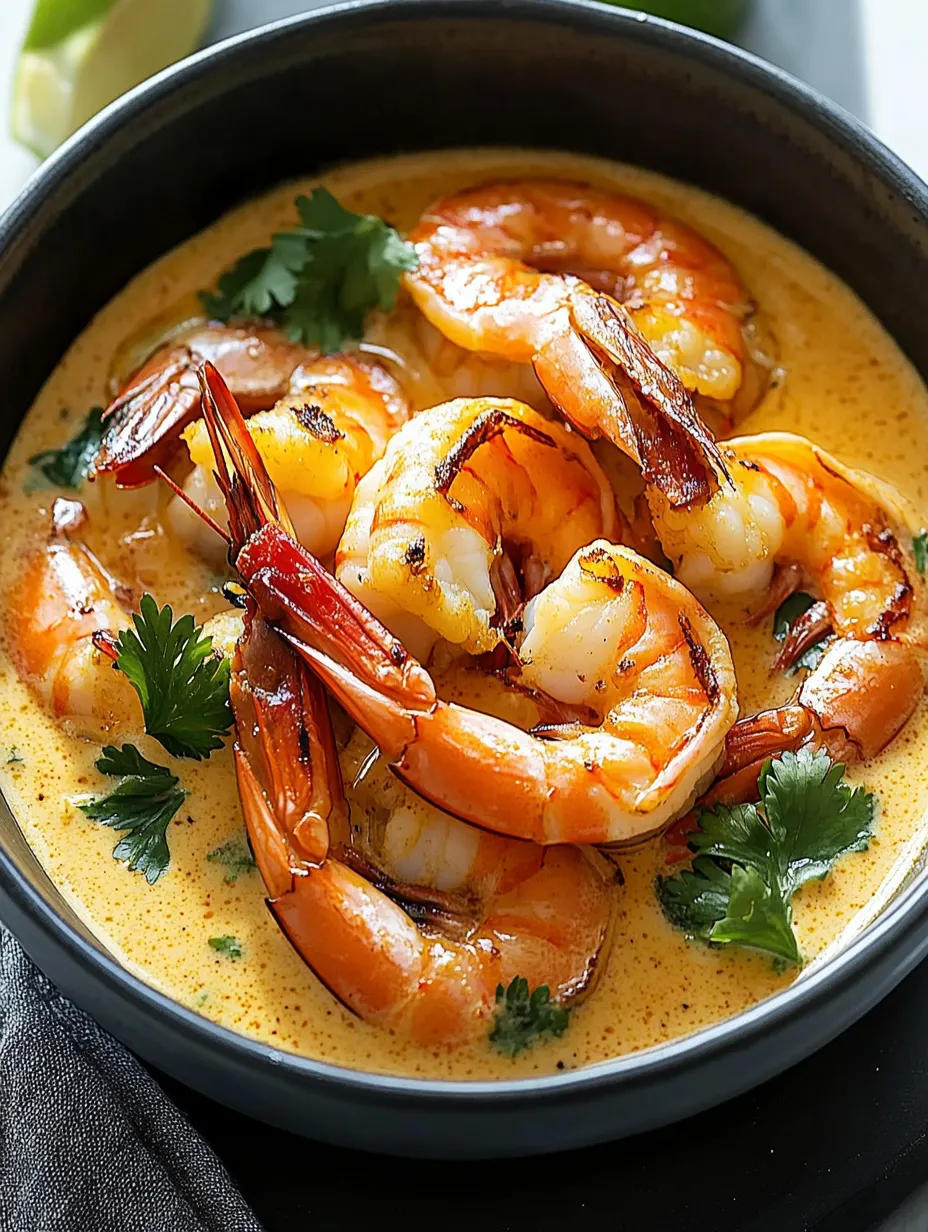 Simple Thai Coconut Shrimp Soup