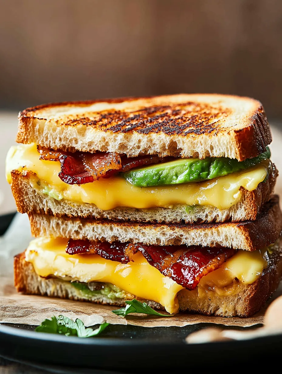 Avocado Bacon Grilled Cheese Sandwich How-To