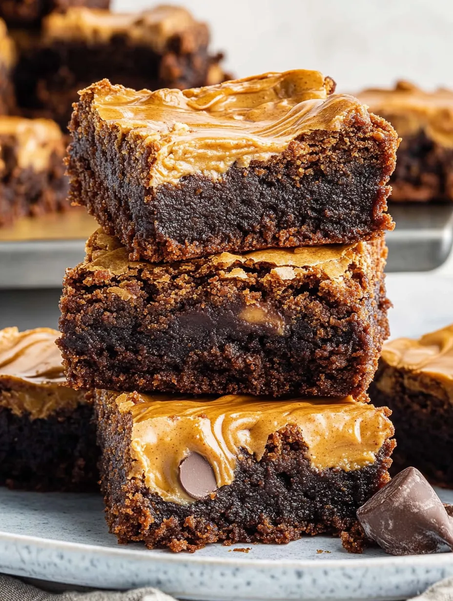 Peanut Butter Brownies Recipe