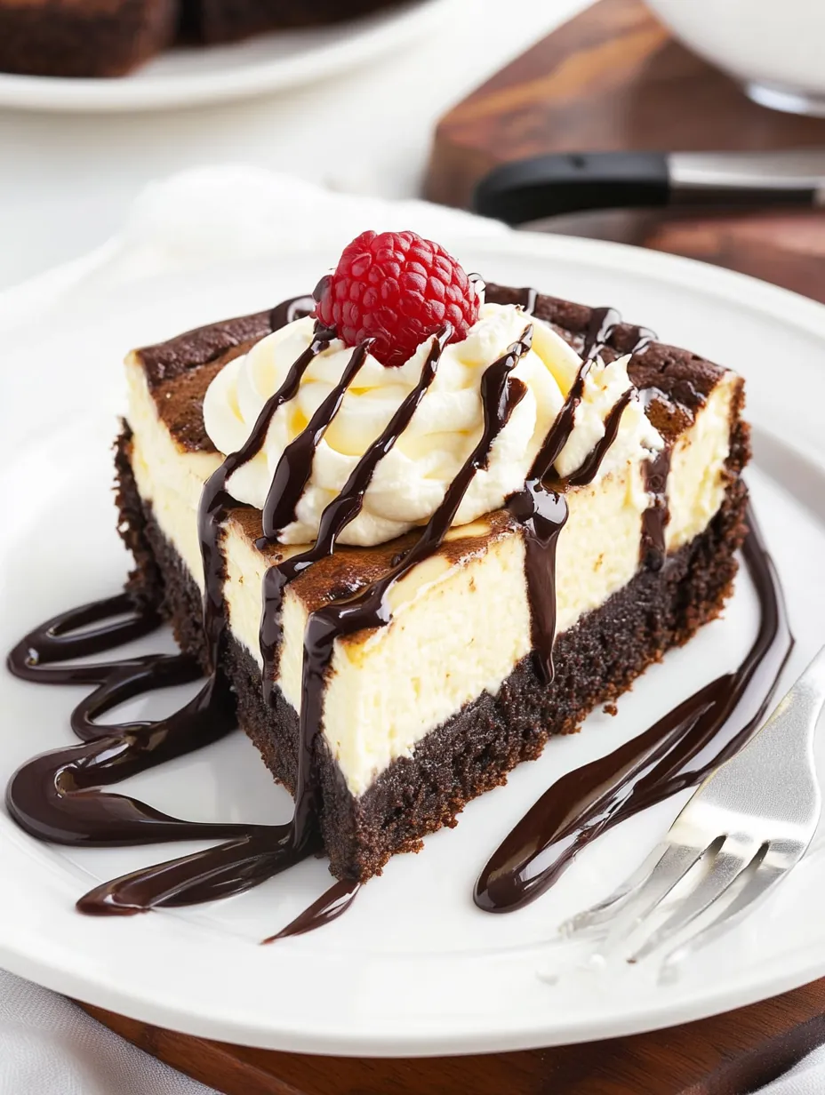 Brownie Bottom Cheesecake