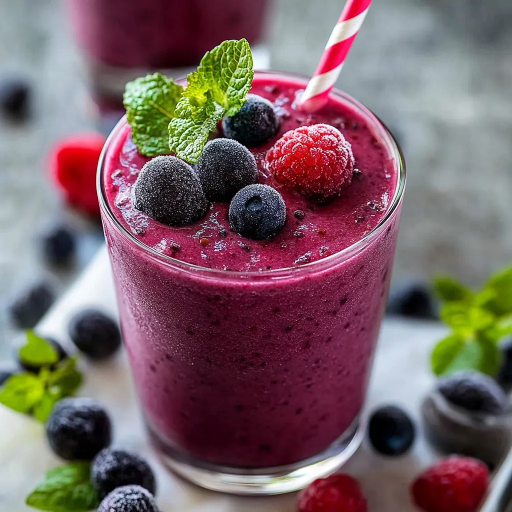 Chilled Frozen Fruit Drink