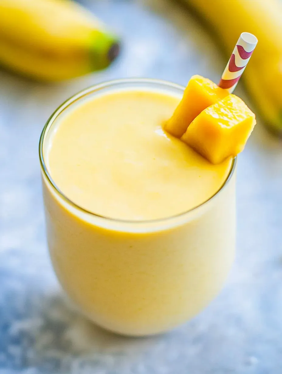 Mango Banana Smoothie Easy