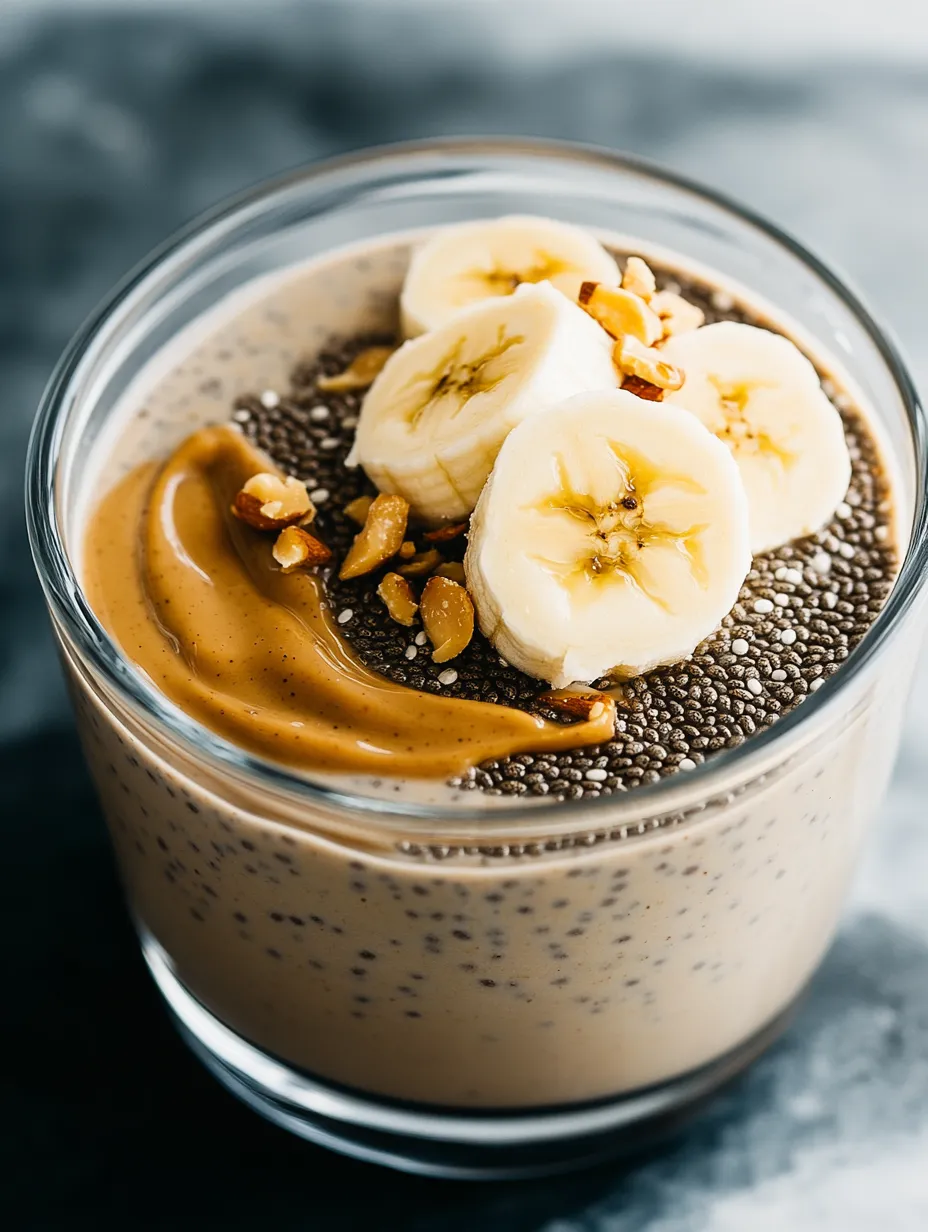 Banana & Peanut Butter Chia Seed Pudding Recipe