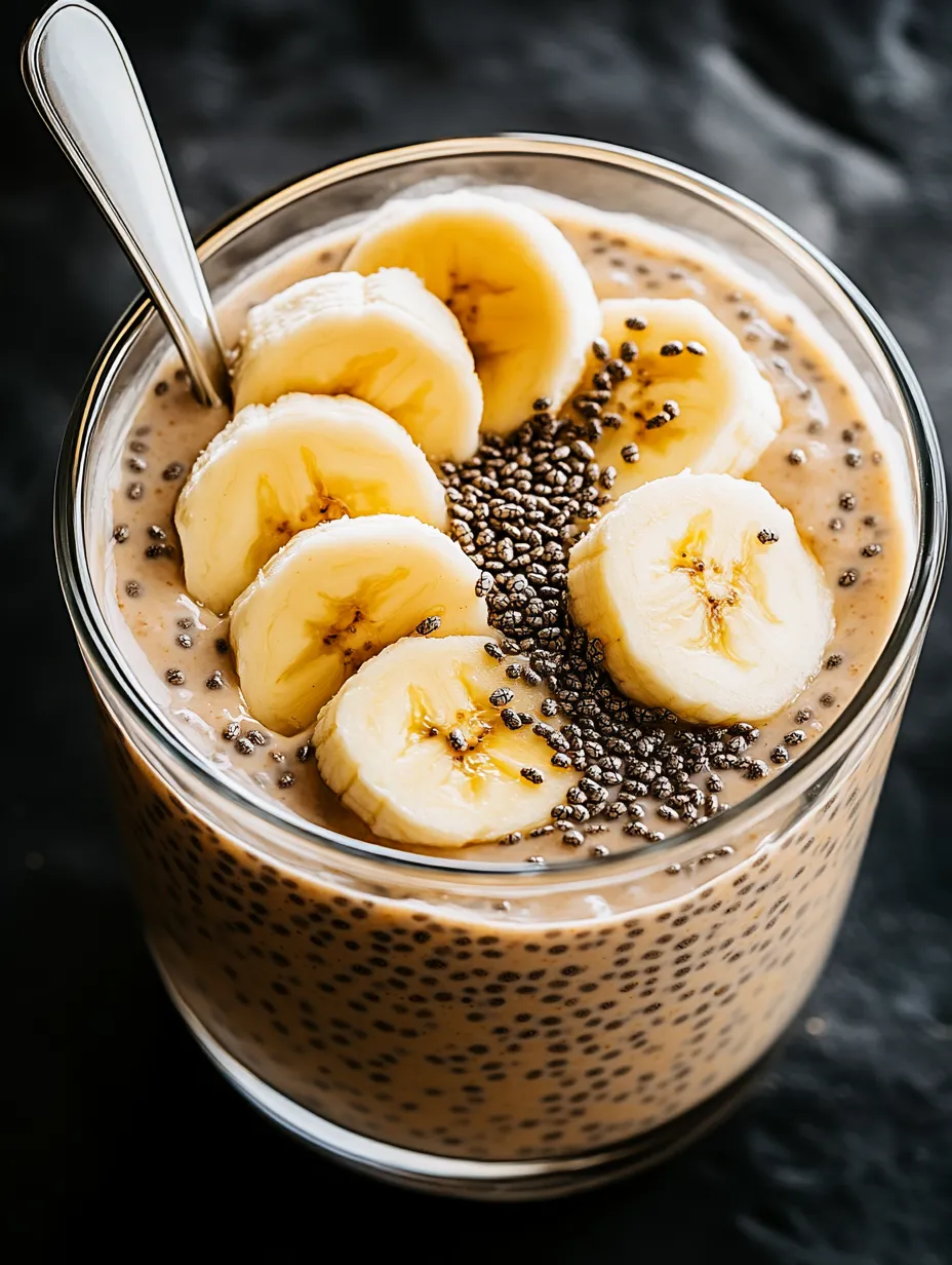 Easy Banana & Peanut Butter Chia Seed Pudding Recipe