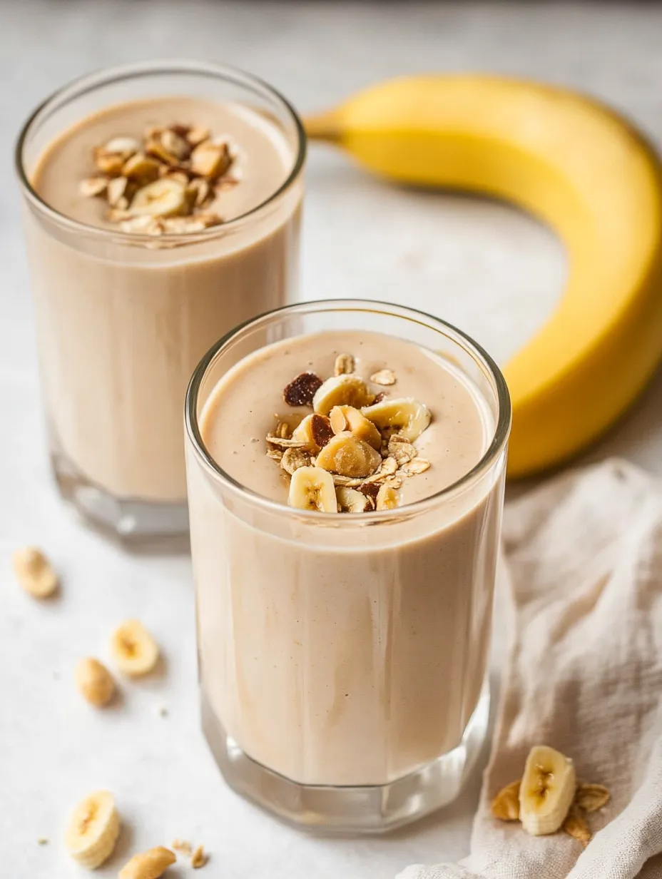 Top Peanut Butter Banana Smoothie