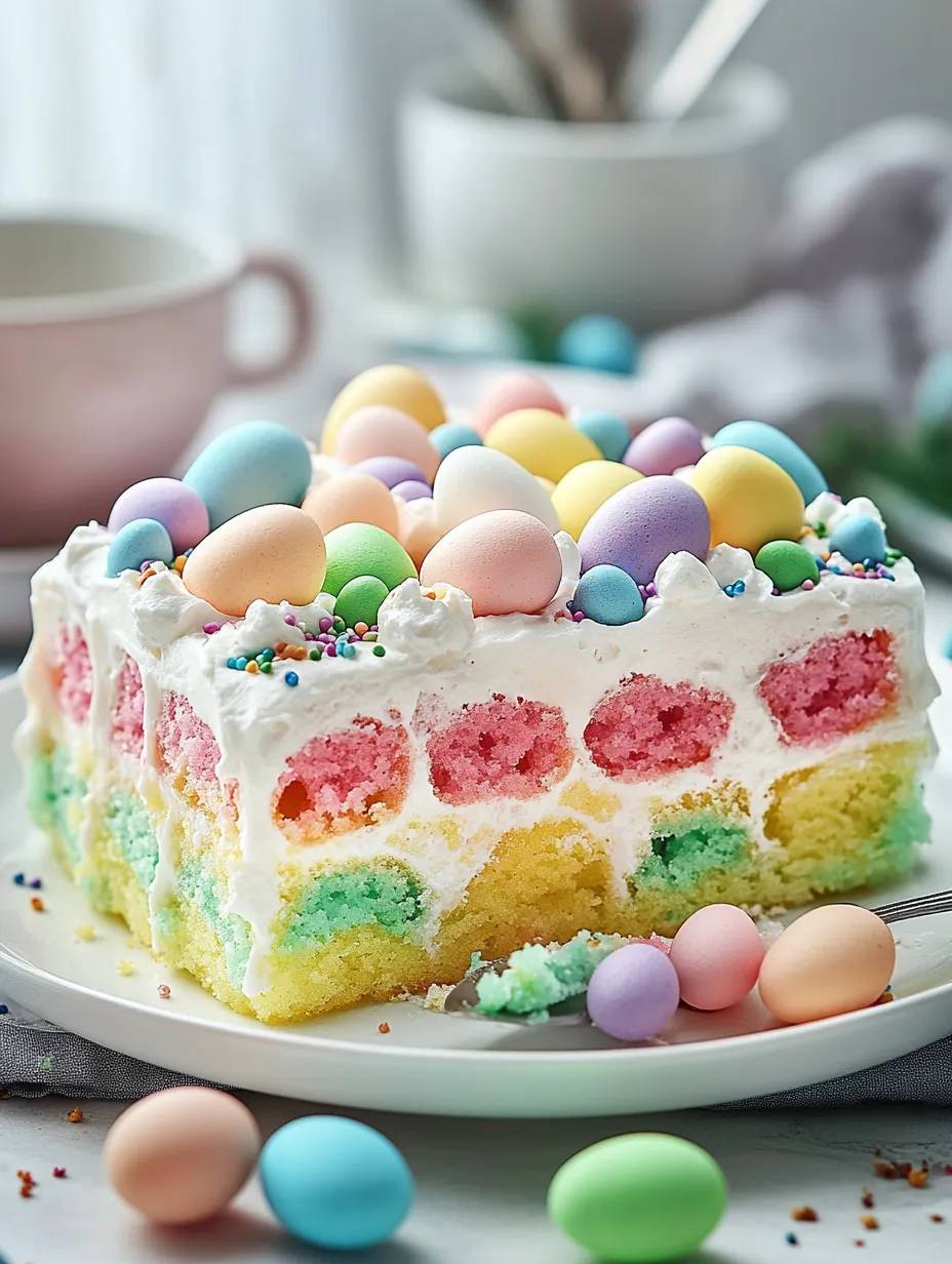 Easter Poke Cake