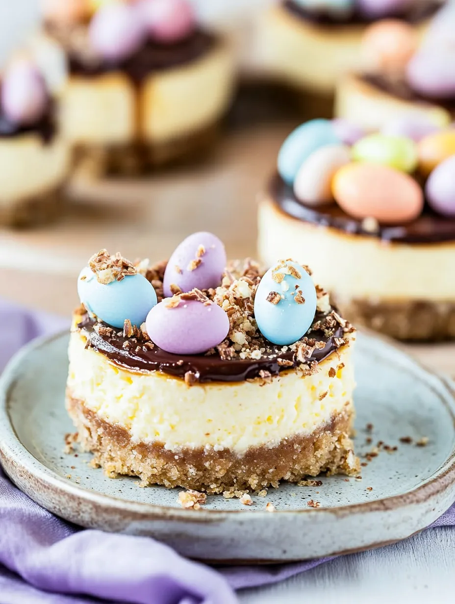 Simple Cadbury Mini Eggs Cheesecakes