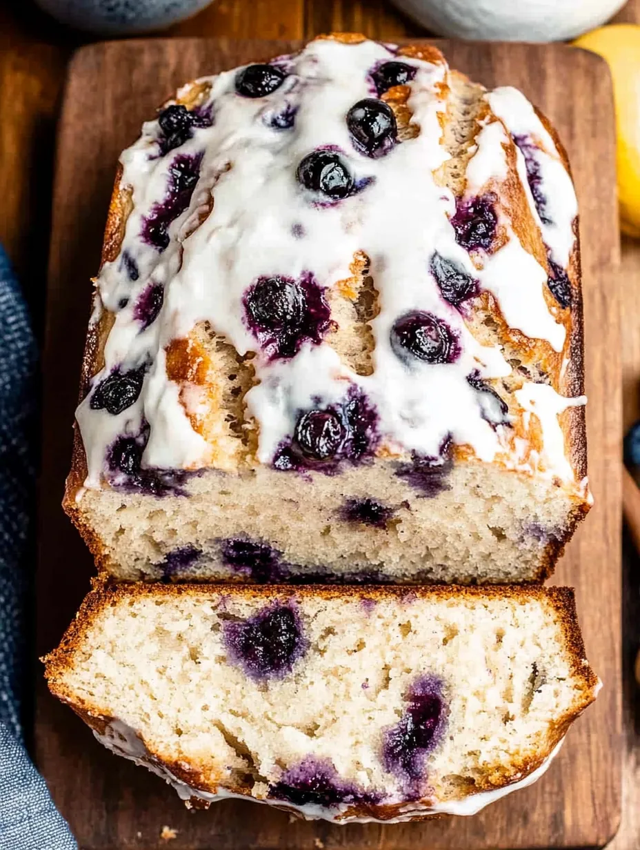 Sourdough Blueberry Quick Bread How-To