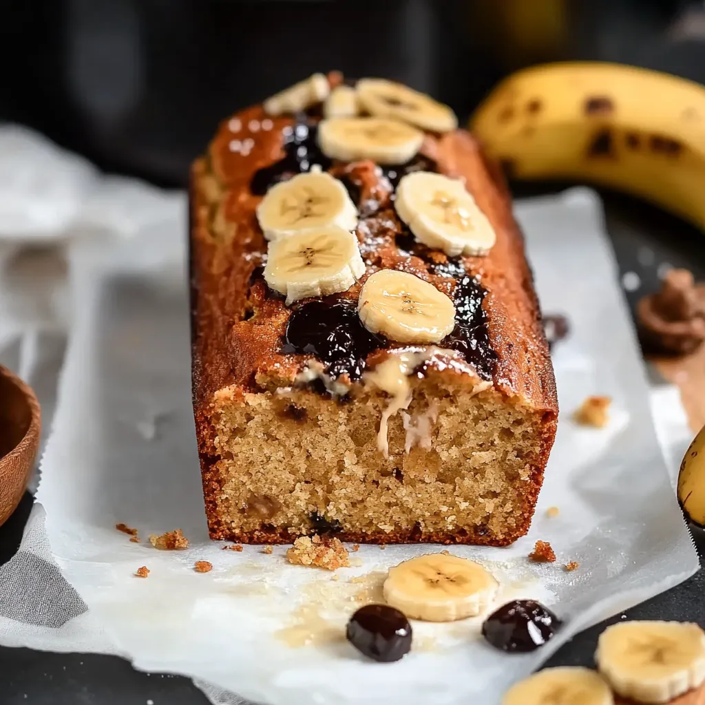 Moist Banana Yogurt Loaf