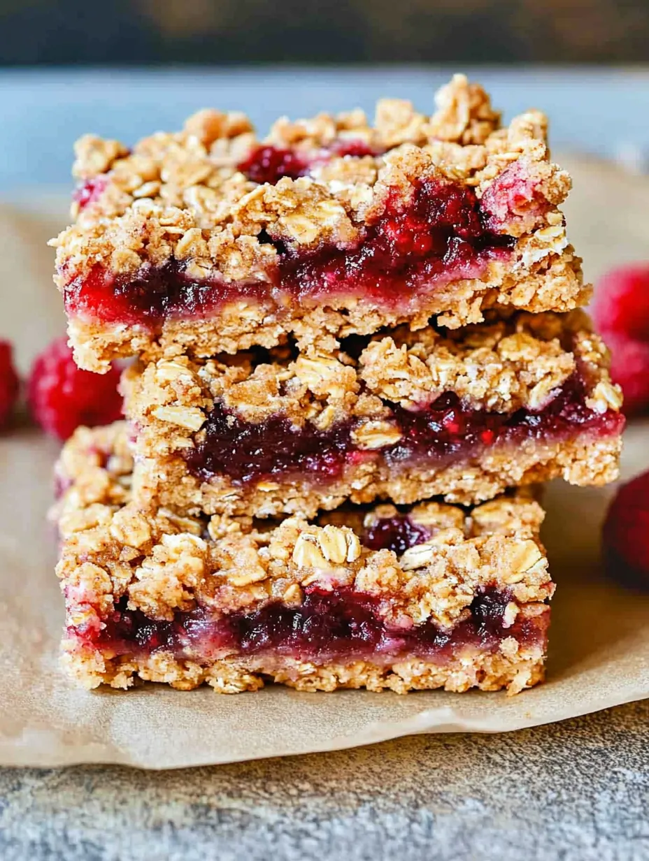 Berry Oat Bars Snack