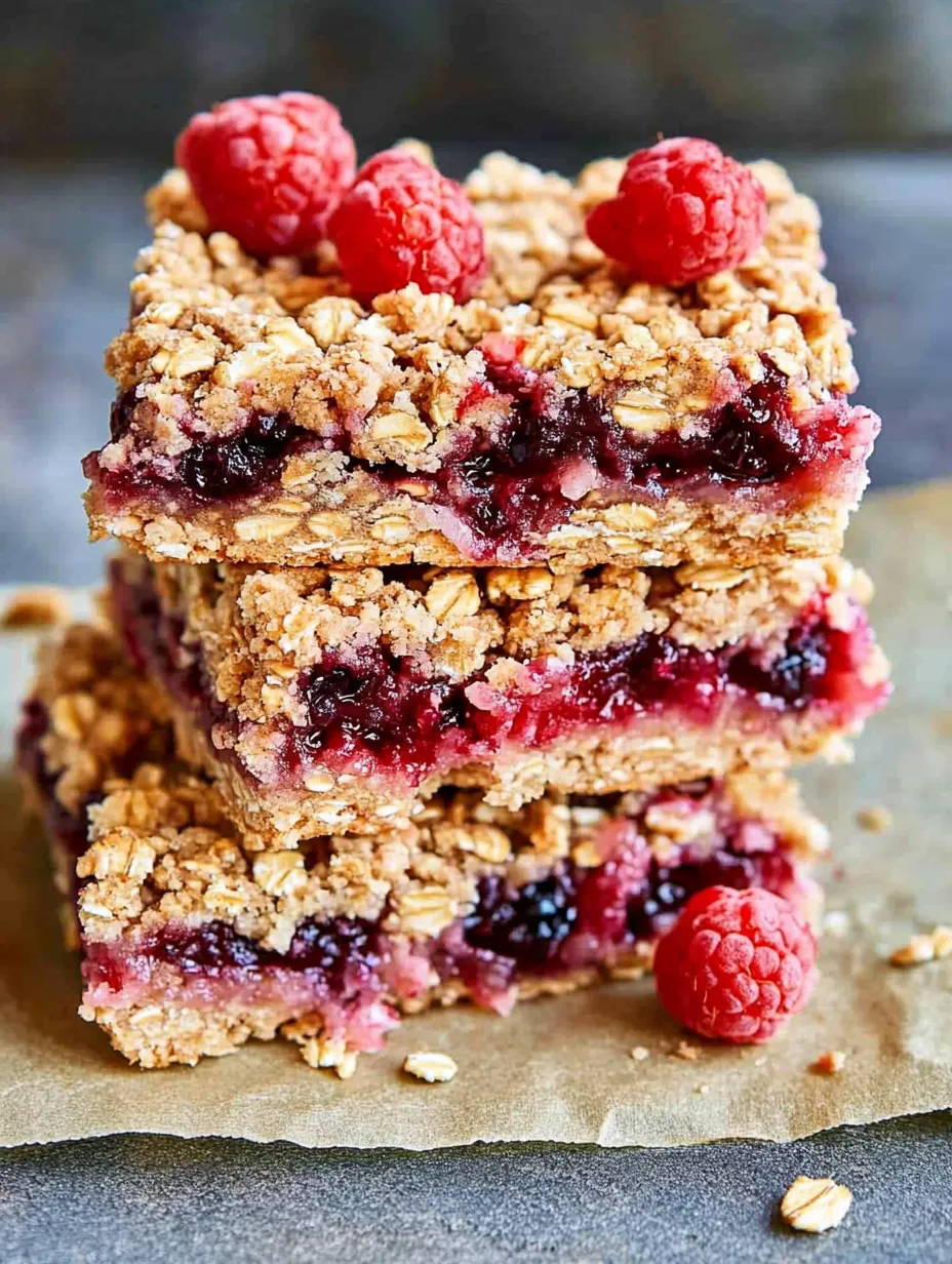 Berry Oat Bars Made Easy