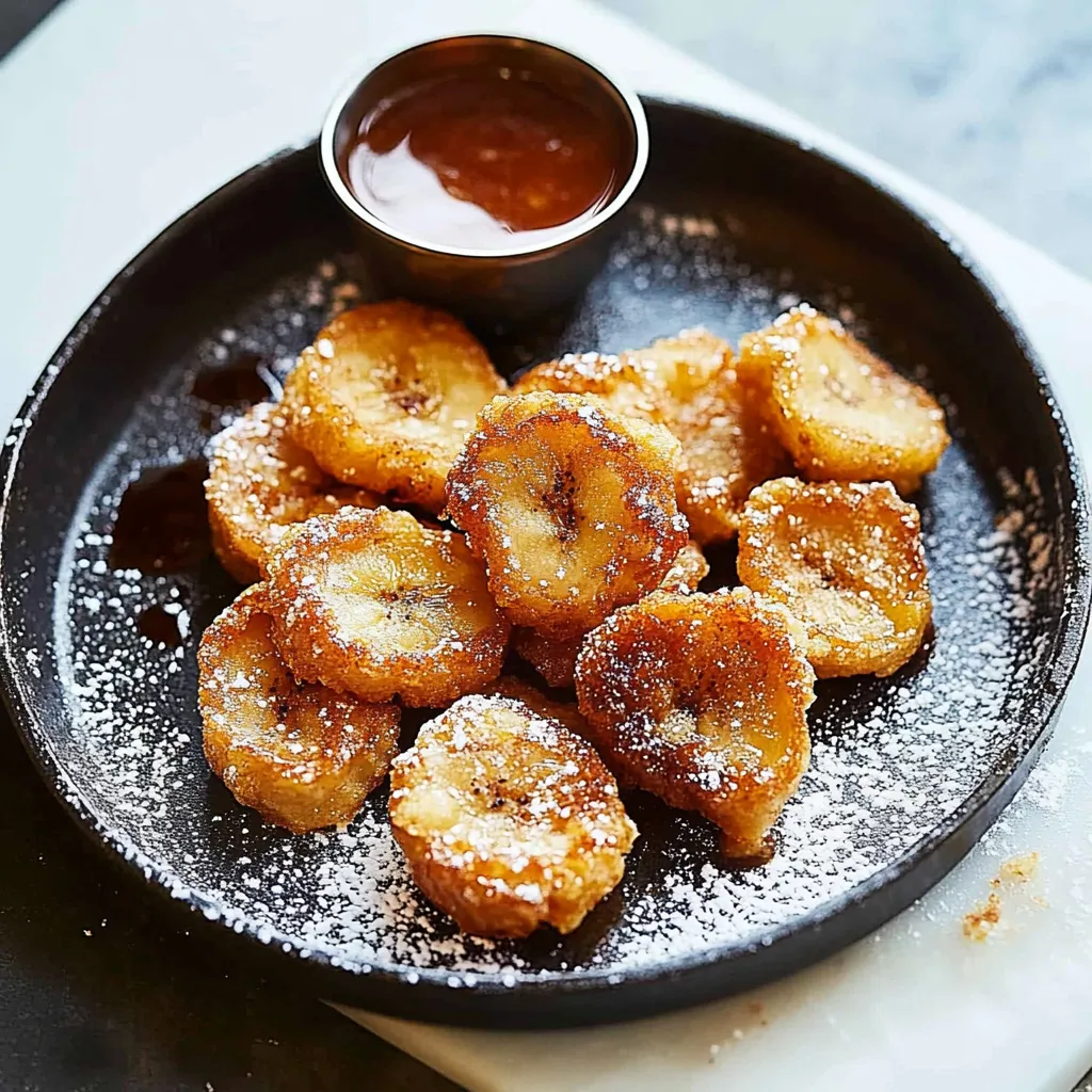 Golden Crispy Bananas