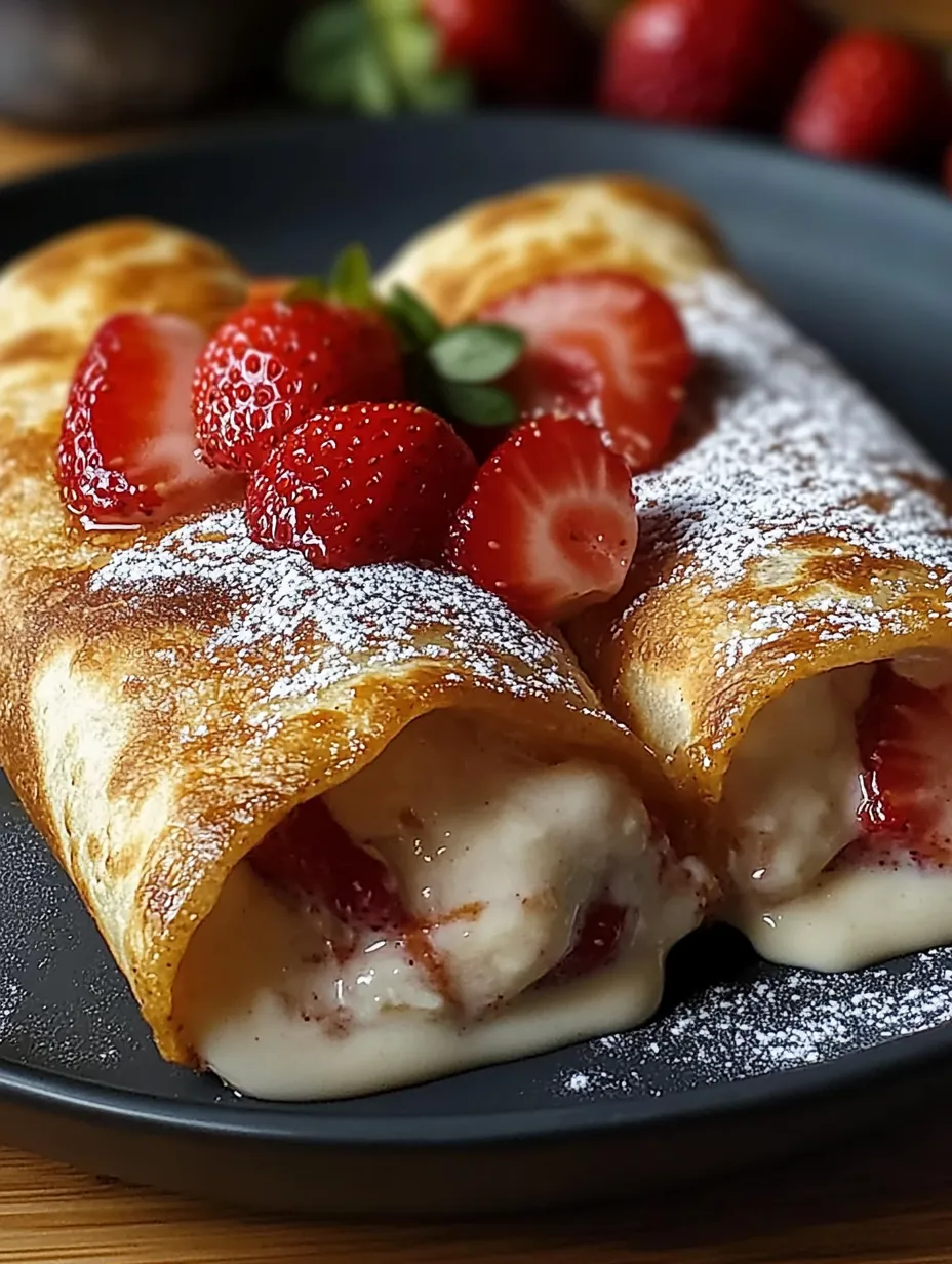 Strawberry Cheesecake Chimichangas, Easy Method